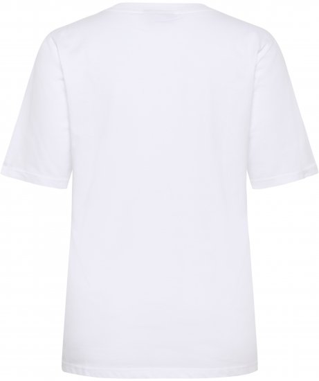 Kaffe Curve Chari T-Shirt Optical White - T-shirts - 