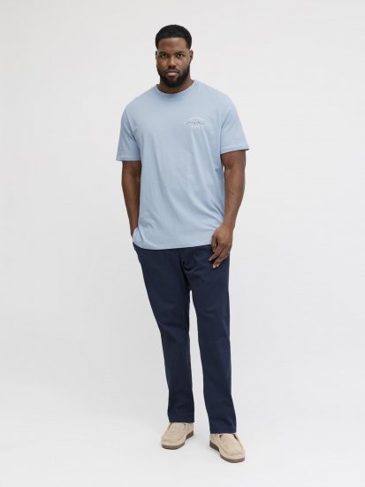 Jack & Jones Brandon T-Shirt Celestial Blue - T-shirts - T-shirts Homem Tamanhos Grandes