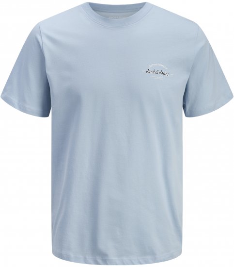 Jack & Jones Brandon T-Shirt Celestial Blue - T-shirts - T-shirts Homem Tamanhos Grandes