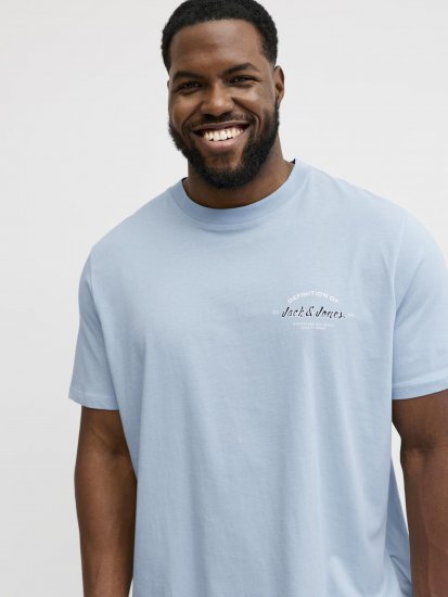 Jack & Jones Brandon T-Shirt Celestial Blue - T-shirts - T-shirts Homem Tamanhos Grandes