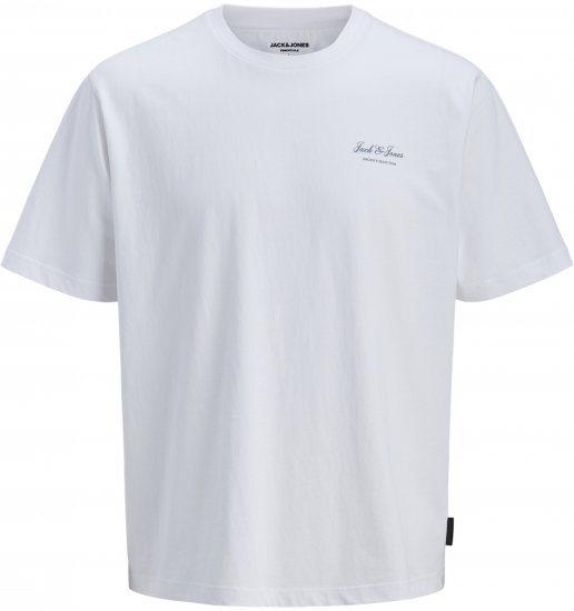 Jack & Jones Archive T-shirt Branco - T-shirts - T-shirts Homem Tamanhos Grandes