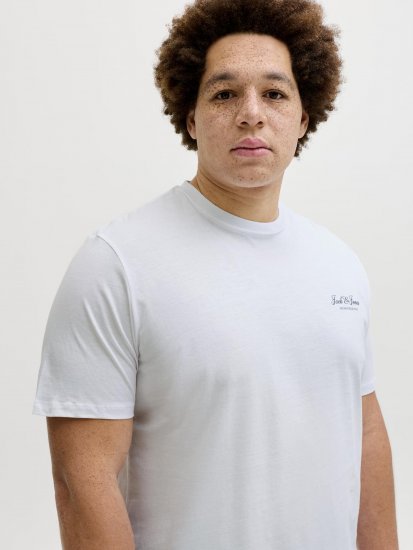 Jack & Jones Archive T-shirt Branco - T-shirts - T-shirts Homem Tamanhos Grandes