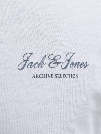 Jack & Jones Archive T-shirt Branco - T-shirts - T-shirts Homem Tamanhos Grandes
