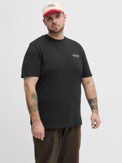 Jack & Jones Archive T-shirt Preto - T-shirts - T-shirts Homem Tamanhos Grandes