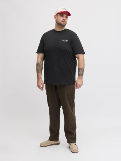 Jack & Jones Archive T-shirt Preto - T-shirts - T-shirts Homem Tamanhos Grandes