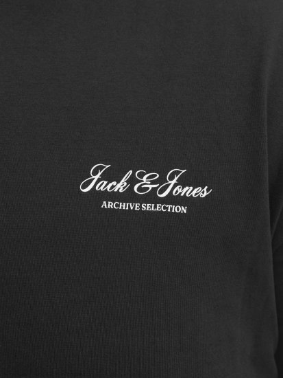 Jack & Jones Archive T-shirt Preto - T-shirts - T-shirts Homem Tamanhos Grandes