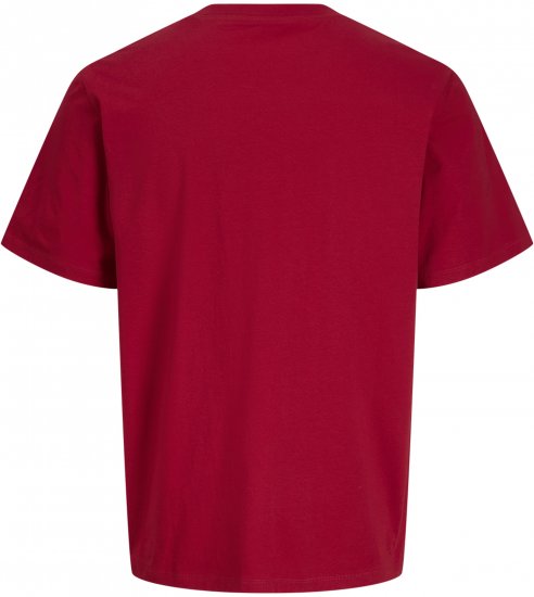 Jack & Jones Catskills T-shirt Vermelho - T-shirts - T-shirts Homem Tamanhos Grandes