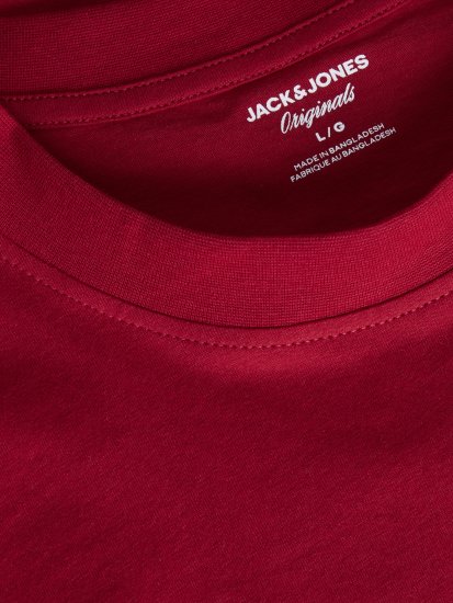 Jack & Jones Catskills T-shirt Vermelho - T-shirts - T-shirts Homem Tamanhos Grandes