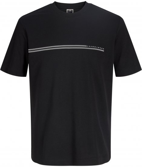 Jack & Jones Cofusion T-Shirt Black - T-shirts - T-shirts Homem Tamanhos Grandes