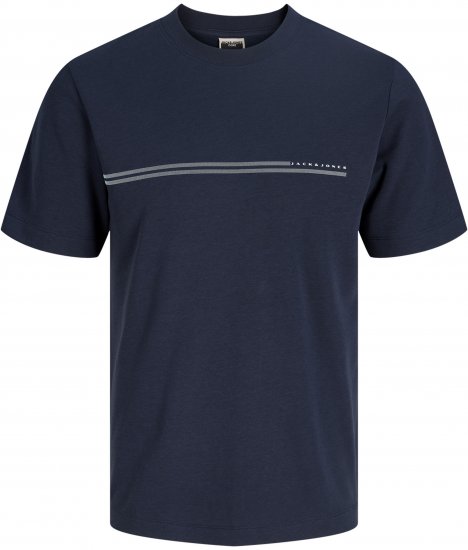 Jack & Jones Cofusion T-Shirt Navy - T-shirts - T-shirts Homem Tamanhos Grandes