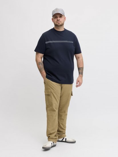 Jack & Jones Cofusion T-Shirt Navy - T-shirts - T-shirts Homem Tamanhos Grandes