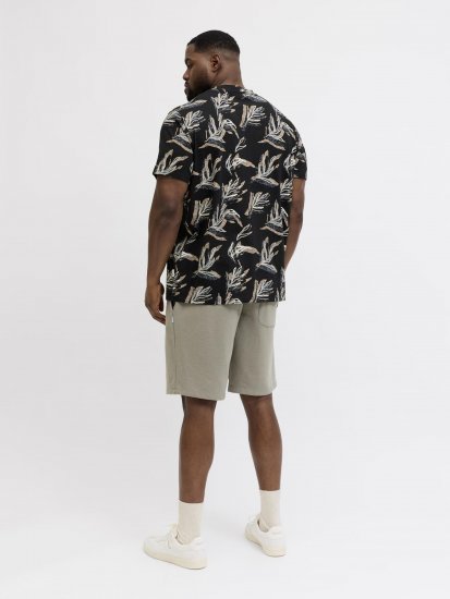 Jack & Jones Montauk T-Shirt Black - T-shirts - T-shirts Homem Tamanhos Grandes