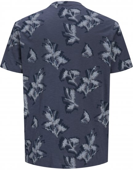 Jack & Jones Montauk T-Shirt Blue - T-shirts - T-shirts Homem Tamanhos Grandes