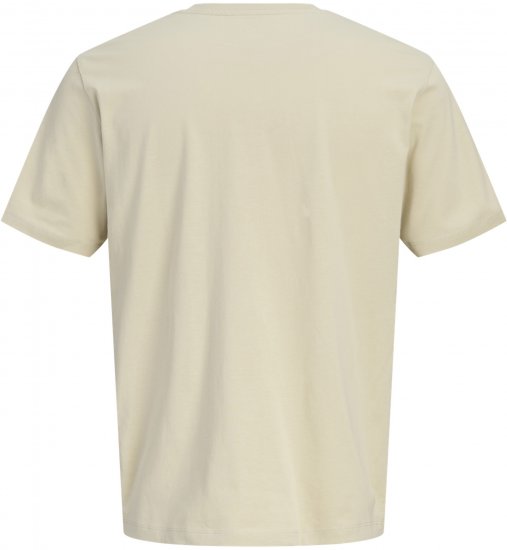 Jack & Jones Blaneo Short Sleeve T-shirt Beige - T-shirts - T-shirts Homem Tamanhos Grandes