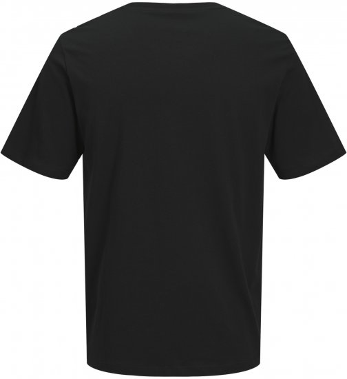 Jack & Jones Catskills Worldwide T-shirt Preto - T-shirts - T-shirts Homem Tamanhos Grandes