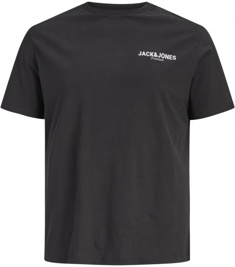 Jack & Jones Oscar T-Shirt Black - T-shirts lisas - T-shirts lisas tamanhos grandes