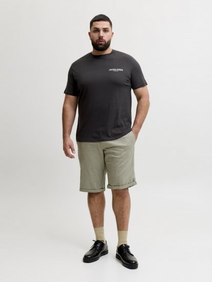 Jack & Jones Oscar T-Shirt Black - T-shirts lisas - T-shirts lisas tamanhos grandes