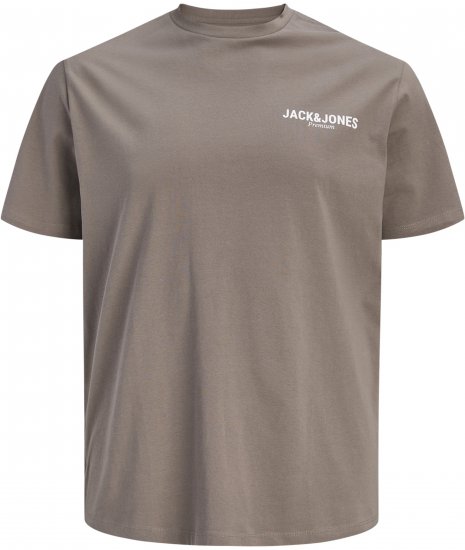 Jack & Jones Oscar T-Shirt Grey - T-shirts lisas - T-shirts lisas tamanhos grandes