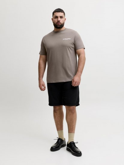 Jack & Jones Oscar T-Shirt Grey - T-shirts lisas - T-shirts lisas tamanhos grandes