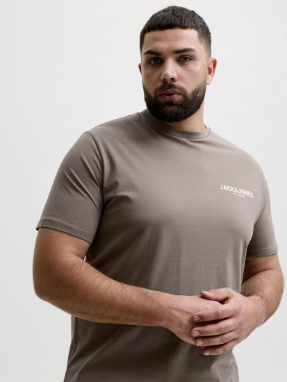 Jack & Jones Oscar T-Shirt Grey - T-shirts lisas - T-shirts lisas tamanhos grandes