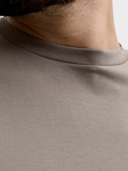Jack & Jones Oscar T-Shirt Grey - T-shirts lisas - T-shirts lisas tamanhos grandes