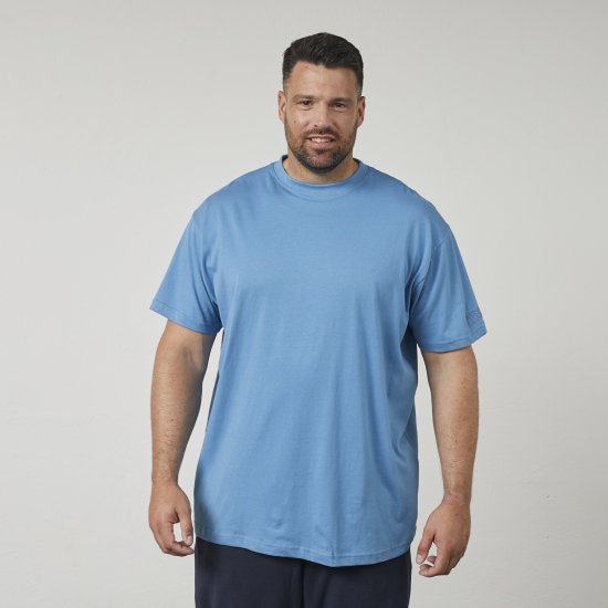 North Latitude 61010 US T-Shirt Azul Médio - T-shirts - T-shirts Homem Tamanhos Grandes