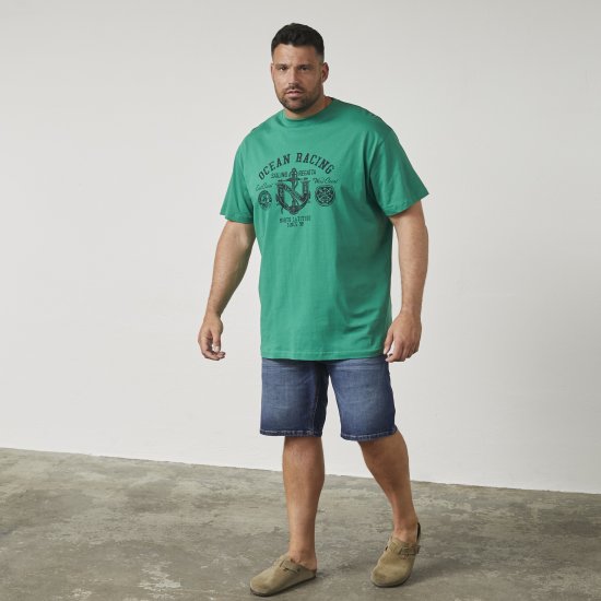 North Latitude 61121 T-Shirt Com Estampa Verde - T-shirts - T-shirts Homem Tamanhos Grandes