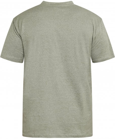 North Latitude 61124 T-Shirt Às Riscas Verde Oliva - T-shirts - T-shirts Homem Tamanhos Grandes