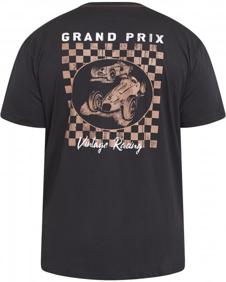 North Latitude 61165 T-Shirt Com Estampa Nas Costas Preto - T-shirts - T-shirts Homem Tamanhos Grandes