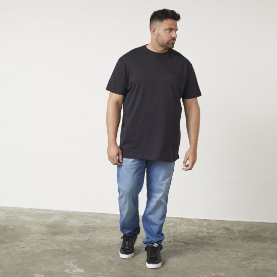 North Latitude 61165 T-Shirt Com Estampa Nas Costas Preto - T-shirts - T-shirts Homem Tamanhos Grandes