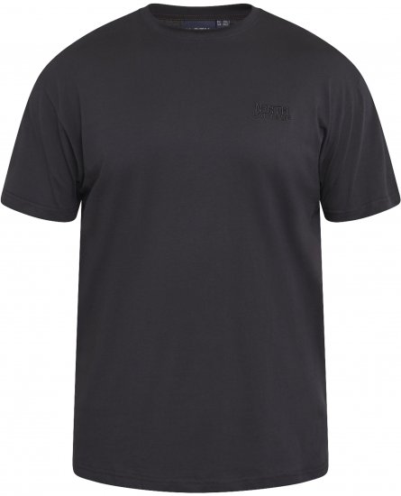 North Latitude 61165 T-Shirt Com Estampa Nas Costas Preto - T-shirts - T-shirts Homem Tamanhos Grandes