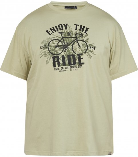 North Latitude 61315 T-Shirt Com Estampa Verde Poeira Claro - T-shirts - T-shirts Homem Tamanhos Grandes