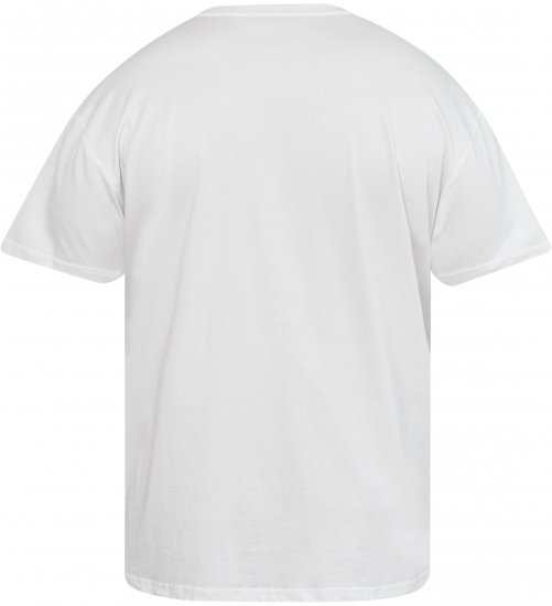 North Latitude 61322 T-Shirt Com Decote Em V Branco - T-shirts - T-shirts Homem Tamanhos Grandes