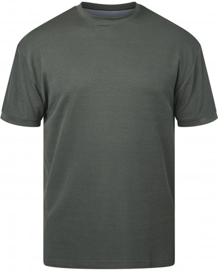 North Latitude 61324 T-Shirt Com Estrutura Verde Poeira Escuro - T-shirts - T-shirts Homem Tamanhos Grandes