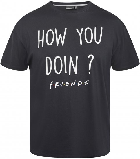 North Latitude 61353 FRIENDS T-Shirt Preto - T-shirts - T-shirts Homem Tamanhos Grandes