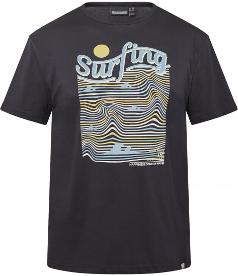 North Latitude 61359 T-Shirt Com Estampa Preto - T-shirts - T-shirts Homem Tamanhos Grandes