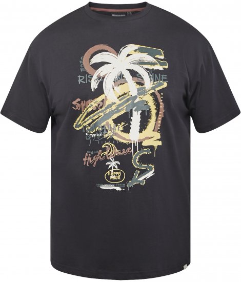 North Latitude 61360 T-Shirt Com Estampa Preto - T-shirts - T-shirts Homem Tamanhos Grandes