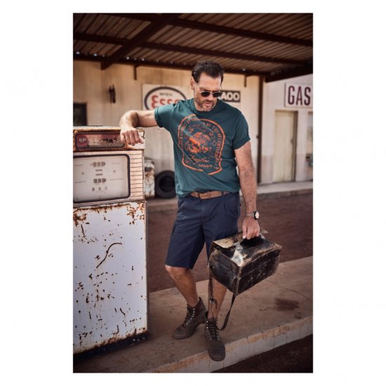 JP1880 T-Shirt Fearless Seaman Blue - T-shirts - T-shirts Homem Tamanhos Grandes