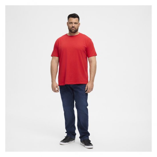 North Latitude T-Shirt O-Neck Red - T-shirts - T-shirts Homem Tamanhos Grandes