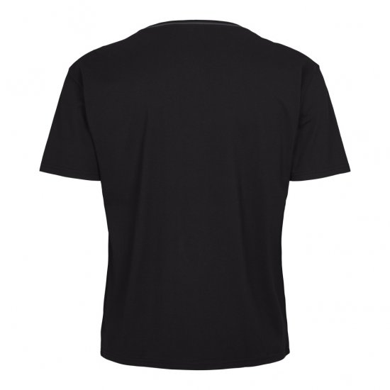 North Latitude Pyjama T-Shirt V-Neck Short Sleeve Black - Pijamas/Loungewear - Pijamas Homem Tamanhos Grandes