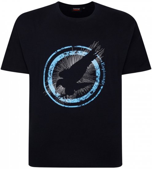 Espionage T434 Vintage Eagle Printed T-Shirt - T-shirts lisas - T-shirts lisas tamanhos grandes