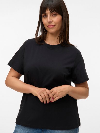 Vero Moda Paulina T-Shirt Black - T-shirts - 