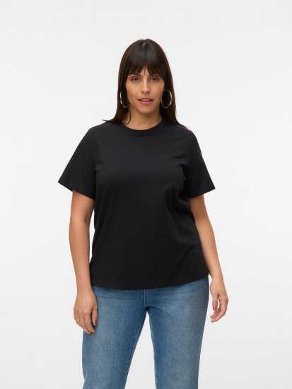 Vero Moda Paulina T-Shirt Black - T-shirts - 