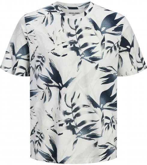 Jack & Jones Honolulu T-Shirt White - T-shirts - T-shirts Homem Tamanhos Grandes