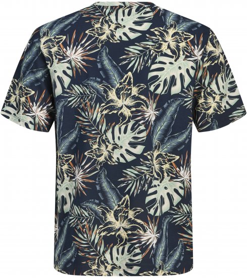 Jack & Jones Honolulu T-Shirt Navy - T-shirts - T-shirts Homem Tamanhos Grandes