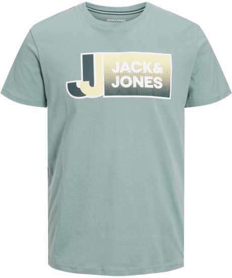 Jack & Jones Logan T-Shirt Grey - T-shirts - T-shirts Homem Tamanhos Grandes