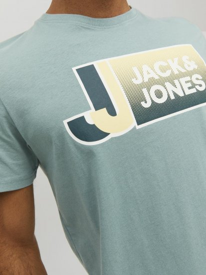 Jack & Jones Logan T-Shirt Grey - T-shirts - T-shirts Homem Tamanhos Grandes