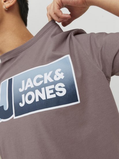 Jack & Jones Logan T-Shirt Brown - T-shirts - T-shirts Homem Tamanhos Grandes