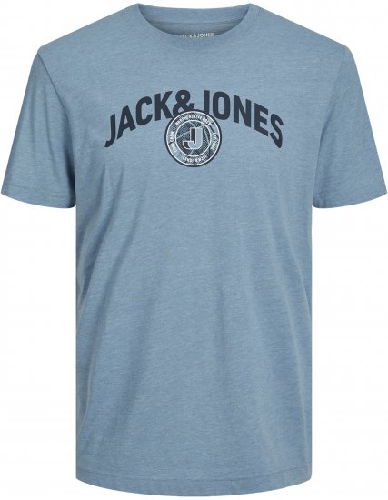 Jack & Jones Ounce Logo T-Shirt Turquoise - T-shirts - T-shirts Homem Tamanhos Grandes