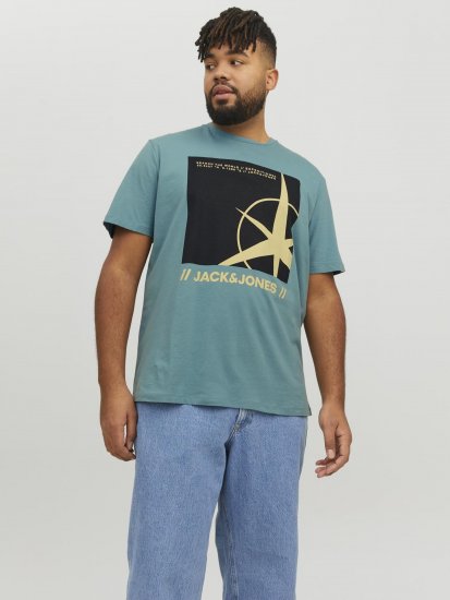 Jack & Jones Conrad T-Shirt Grey - T-shirts - T-shirts Homem Tamanhos Grandes